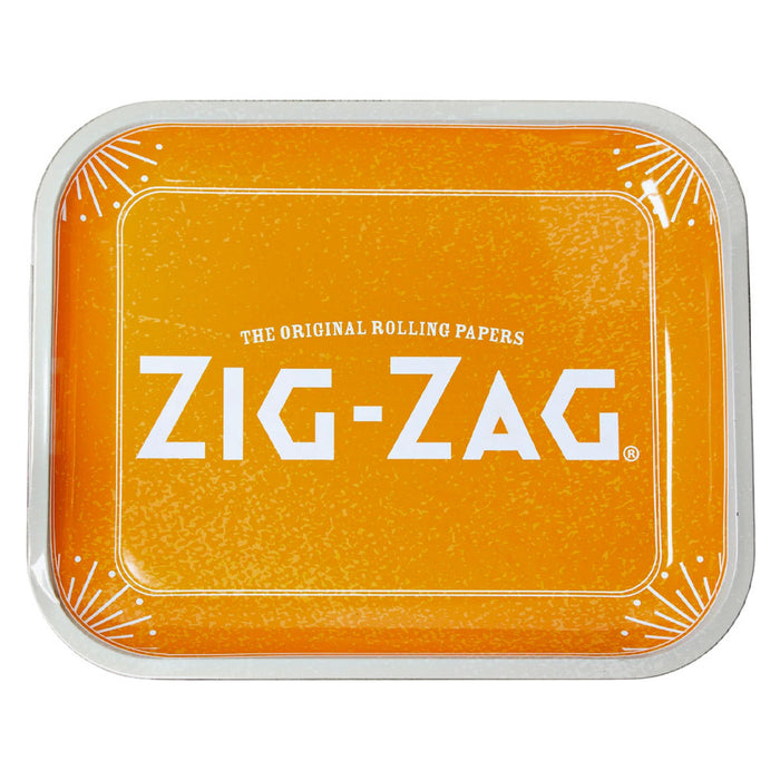 Zig-Zag Metal Rolling Tray - Since 1879 (Orange)