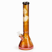 18" 7mm Glass Beaker Bong with Monroe Design and Ice Catcher | Jupiter Grass