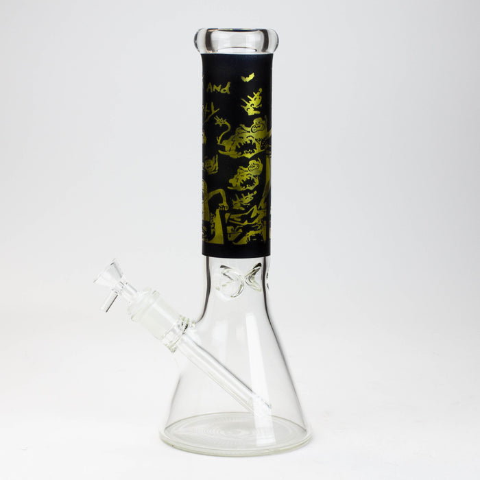 12" RM cartoon glass water bong [AA-B-OCT025] | Jupiter Grass