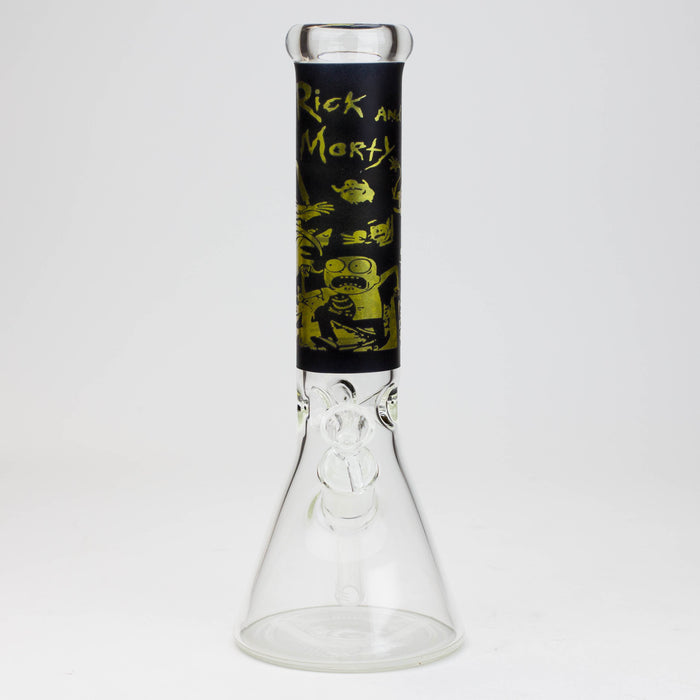 12" RM cartoon glass water bong [AA-B-OCT025] | Jupiter Grass