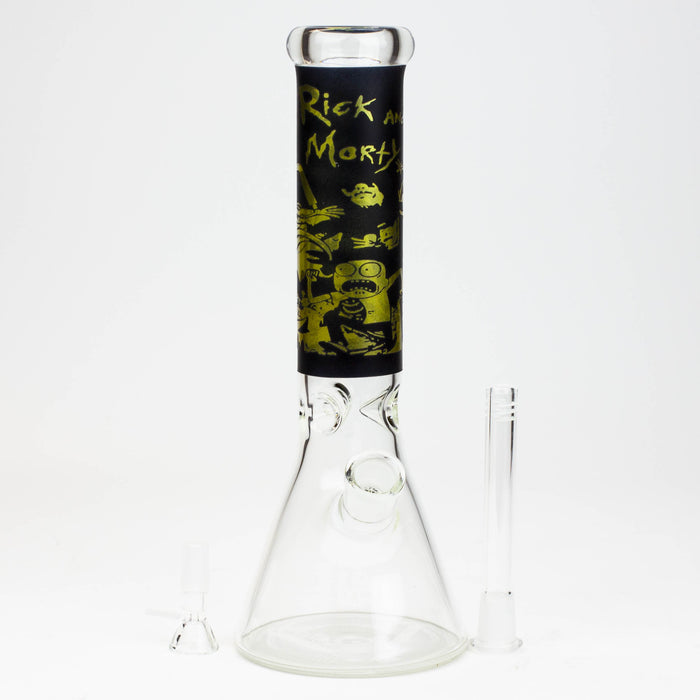 12" RM cartoon glass water bong [AA-B-OCT025] | Jupiter Grass