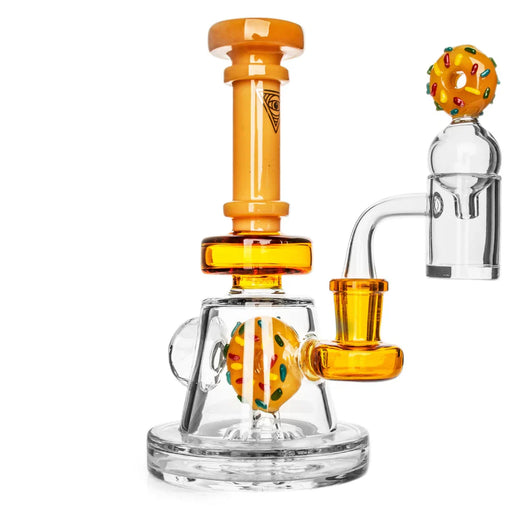 Red Eye Glass® | 8" Freshly Baked Concentrate Rig Set [2436JY] | Jupiter Grass