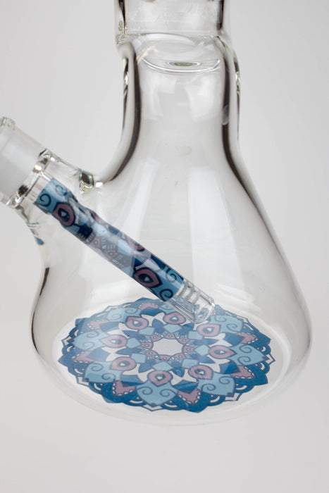16.5" SOUL Glass 7mm Kink Zong glass water bong | Jupiter Grass