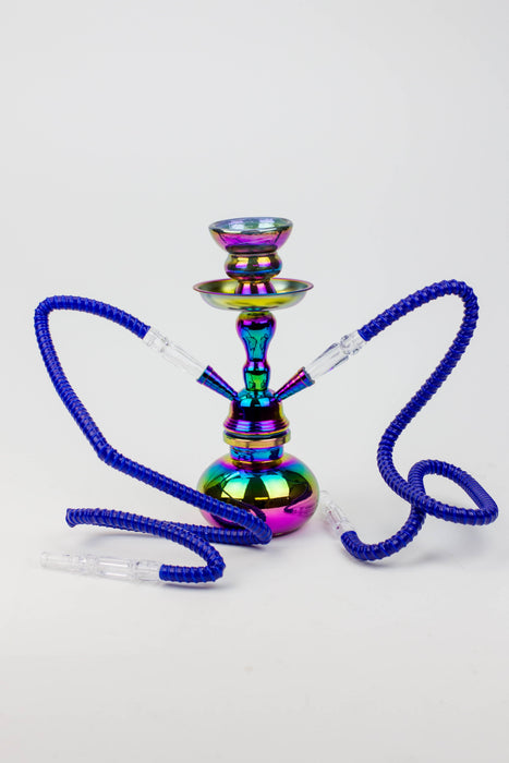 10" 2 hoses Electroplated Hookah [AK2265] | Jupiter Grass