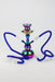 10" 2 hoses Electroplated Hookah [AK2265] | Jupiter Grass