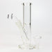 8" 2-in-1 clear tube glass Dab Rig [AKGA013] | Jupiter Grass