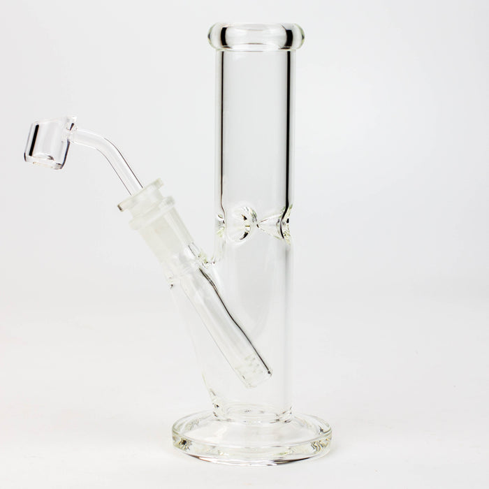 8" 2-in-1 clear tube glass Dab Rig [AKGA013] | Jupiter Grass