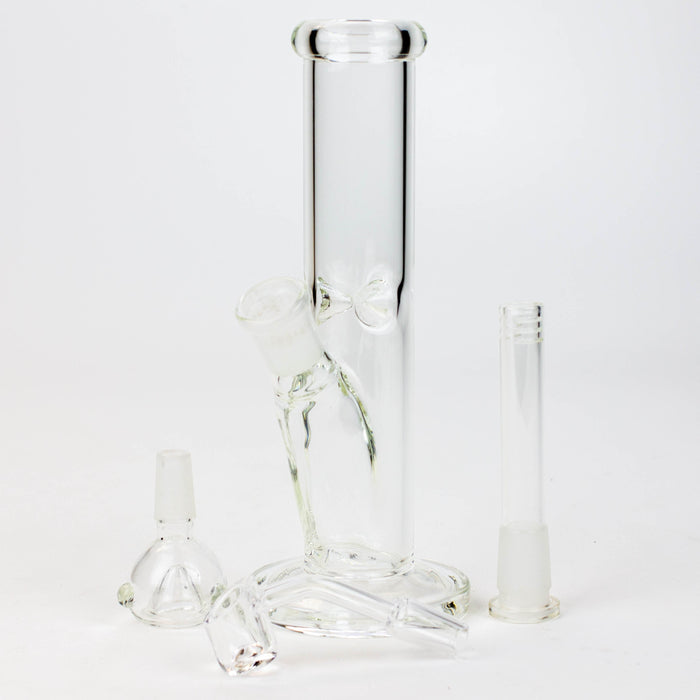 8" 2-in-1 clear tube glass Dab Rig [AKGA013] | Jupiter Grass
