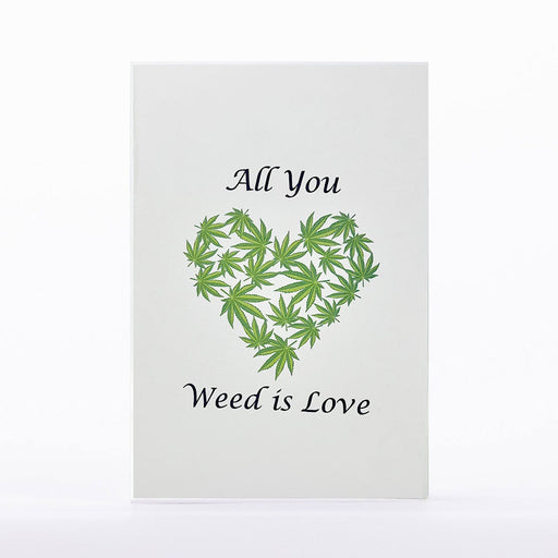 Intricate Greetings | Cannabis Leaf 3D Pop-Up Card – For Any Occasion | Jupiter Grass