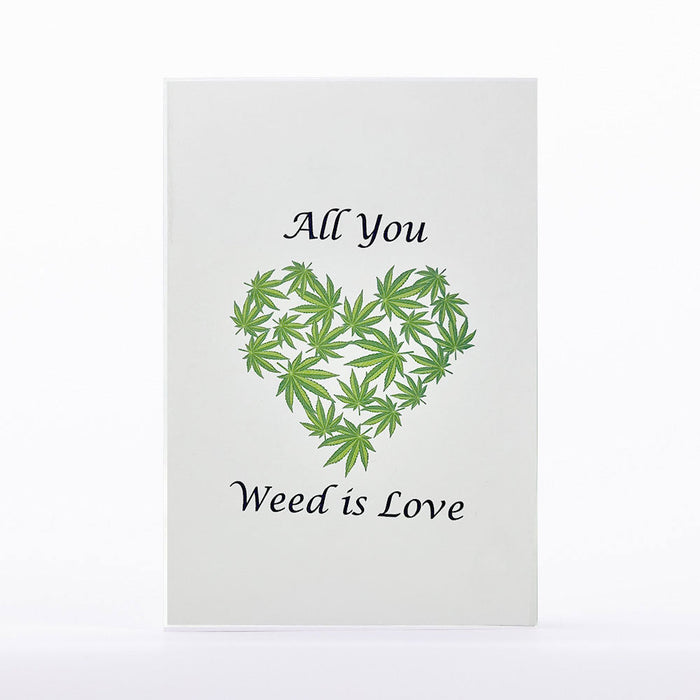 Intricate Greetings | Cannabis Leaf 3D Pop-Up Card – For Any Occasion | Jupiter Grass
