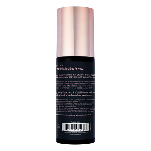 SIMPLY SEXY PHEROMONE BODY MIST - HEAD OVER HEELS - 3.35 floz | 99mL