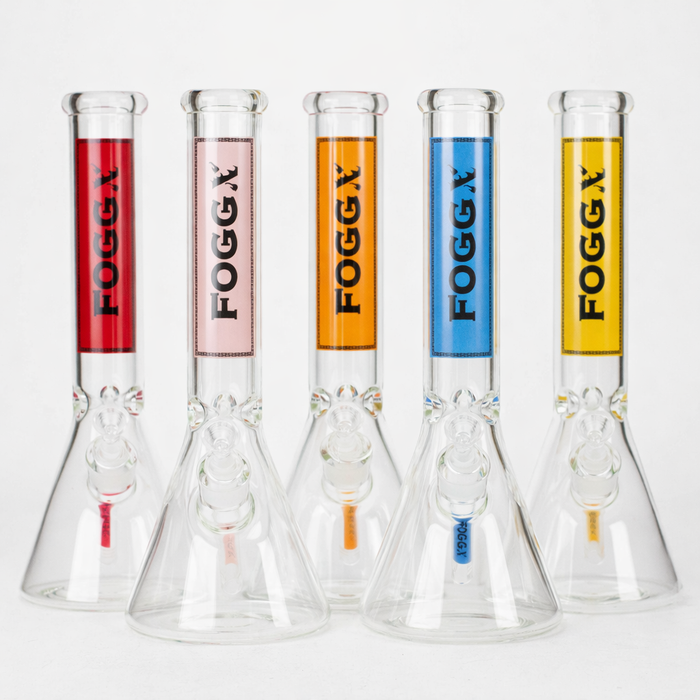 FOGGX | 14" Glass Water Pipe – 7mm Thick [FT590] | Jupiter Grass