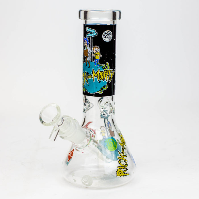 8" NM  Cartoon glass water bong - Glow in the dark | Jupiter Grass