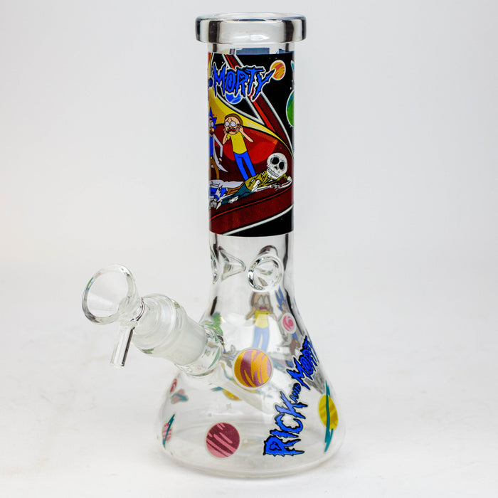 8" NM  Cartoon glass water bong - Glow in the dark | Jupiter Grass