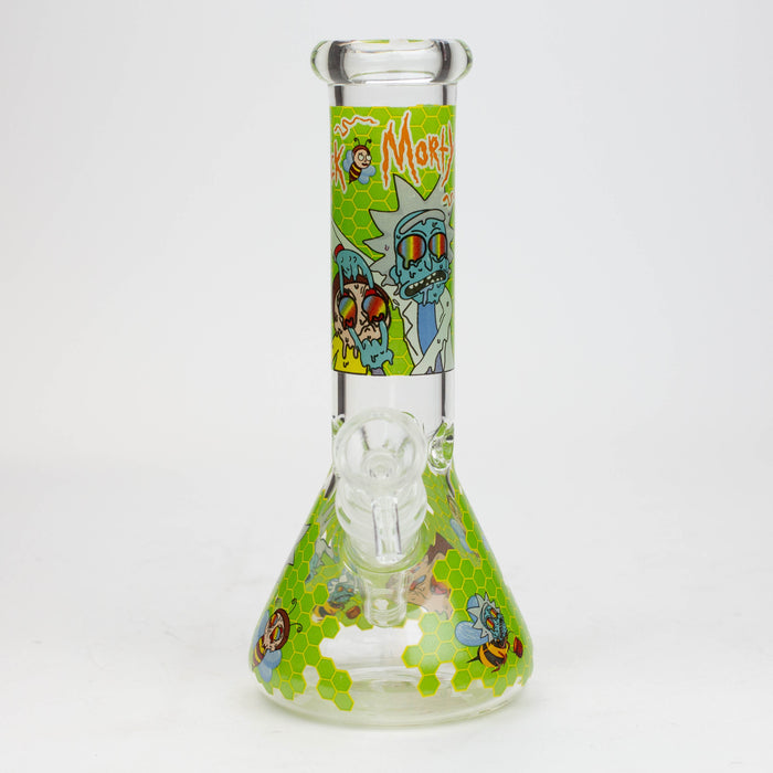 8" NM  Cartoon glass water bong - Beehive | Jupiter Grass