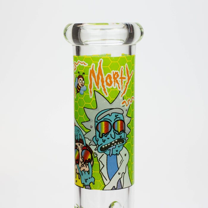 8" NM  Cartoon glass water bong - Beehive | Jupiter Grass