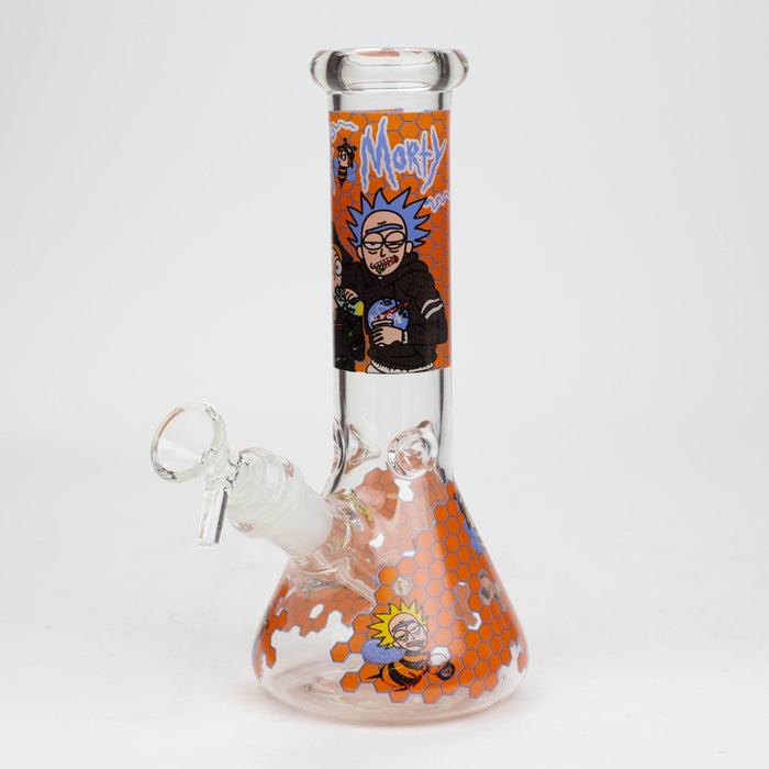 8" NM  Cartoon glass water bong - Beehive | Jupiter Grass