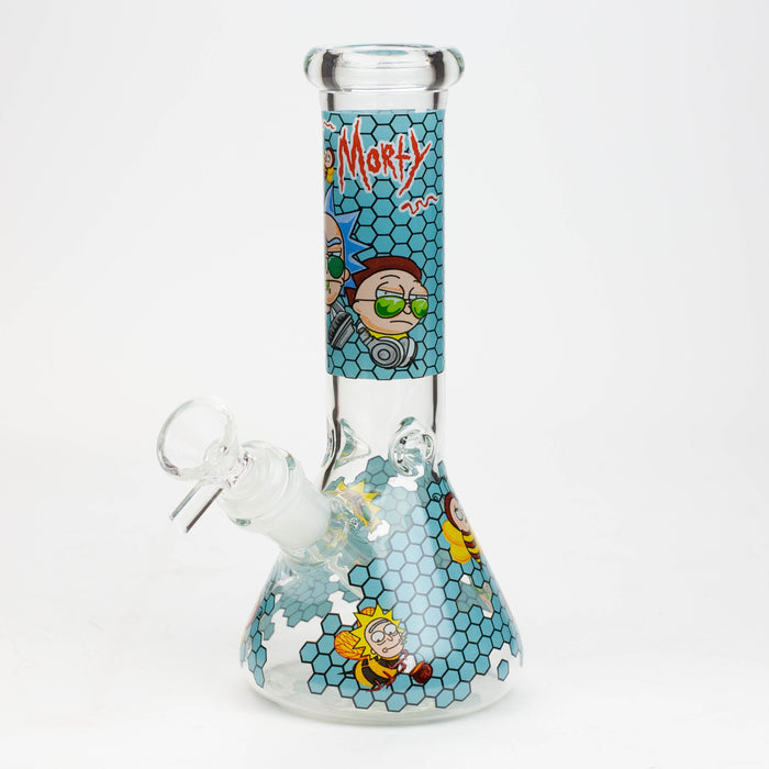 8" NM  Cartoon glass water bong - Beehive | Jupiter Grass