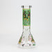 8" NM glass water bong - Glow In the dark | Jupiter Grass