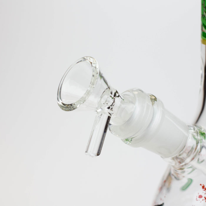 8" NM glass water bong - Glow In the dark | Jupiter Grass