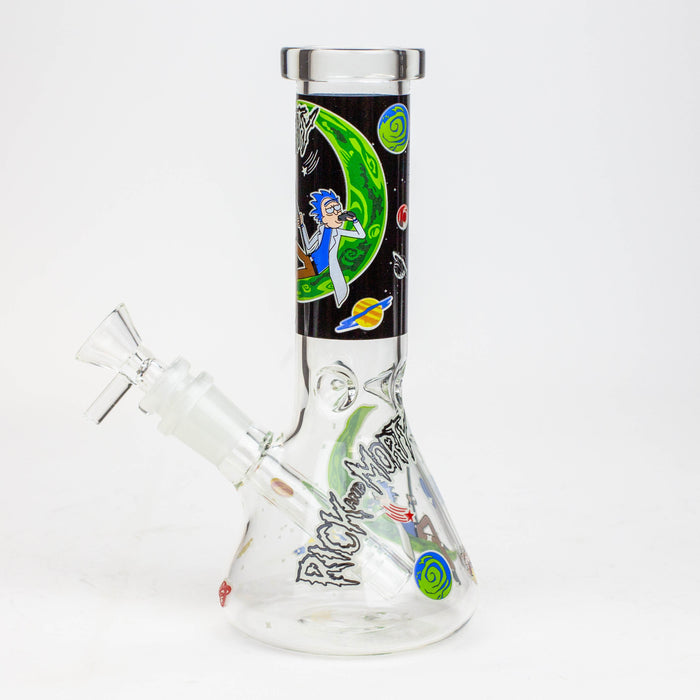 8" NM  Cartoon glass water bong - Glow in the dark | Jupiter Grass