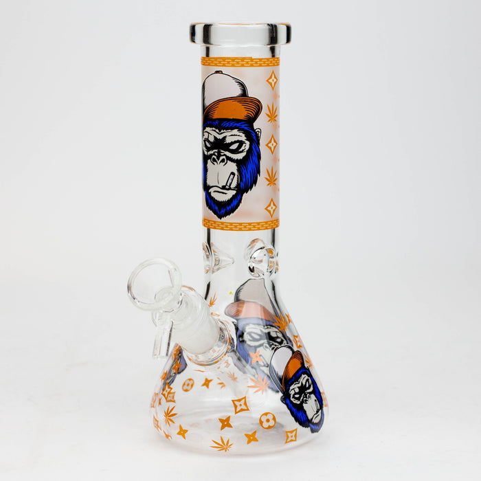 8" Gorilla cartoon glass water bong | Jupiter Grass