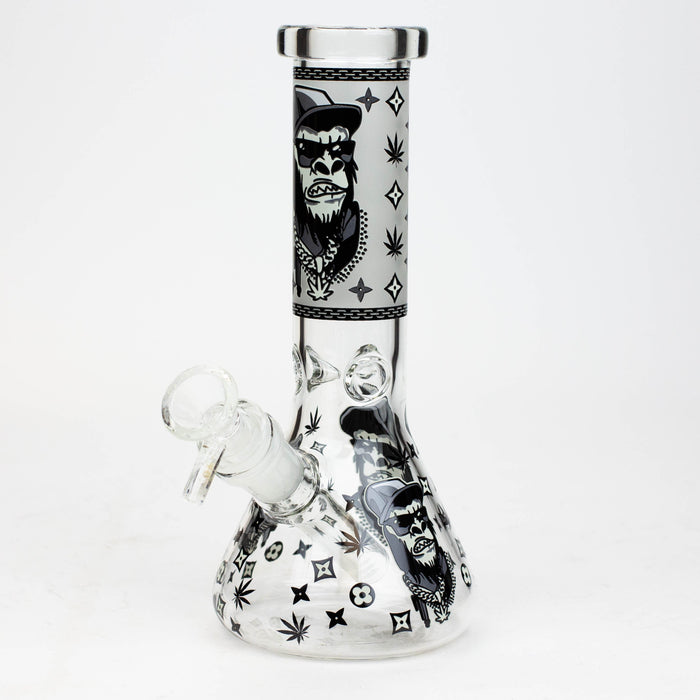 8" Gorilla cartoon glass water bong | Jupiter Grass