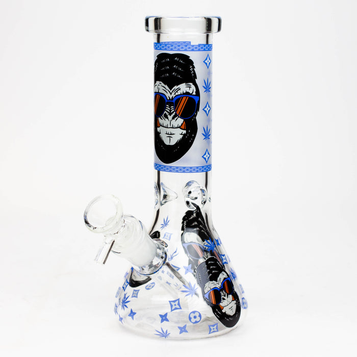 8" Gorilla cartoon glass water bong | Jupiter Grass
