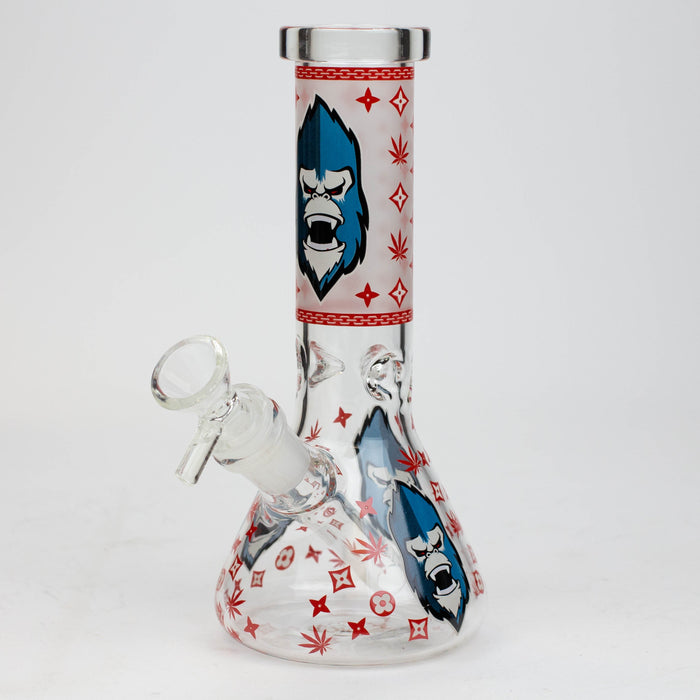 8" Gorilla cartoon glass water bong | Jupiter Grass