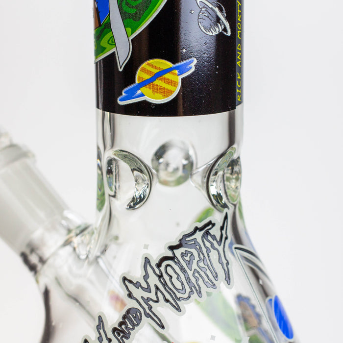 8" NM  Cartoon glass water bong - Glow in the dark | Jupiter Grass