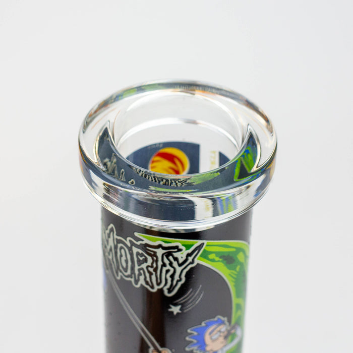 8" NM  Cartoon glass water bong - Glow in the dark | Jupiter Grass