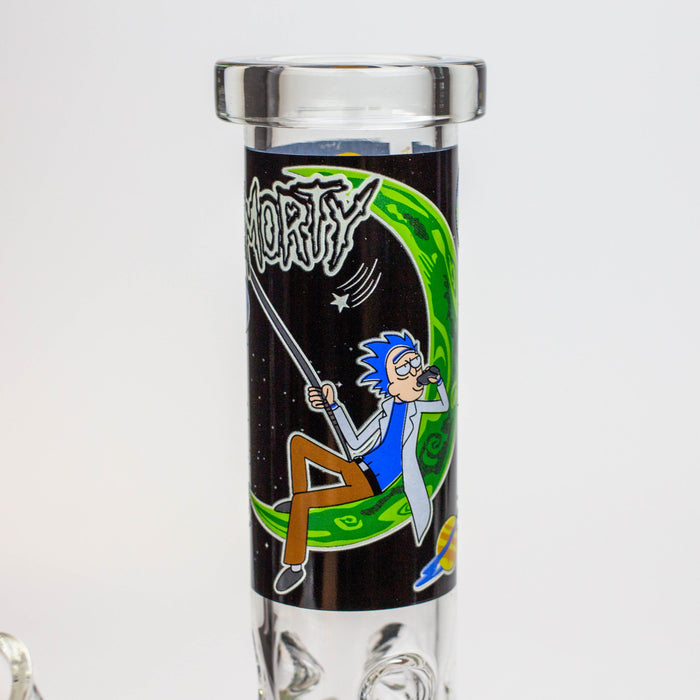 8" NM  Cartoon glass water bong - Glow in the dark | Jupiter Grass