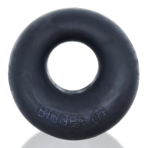 BIGGER OX, thicker bulge maker super mega-stretch cockring - BLACK ICE