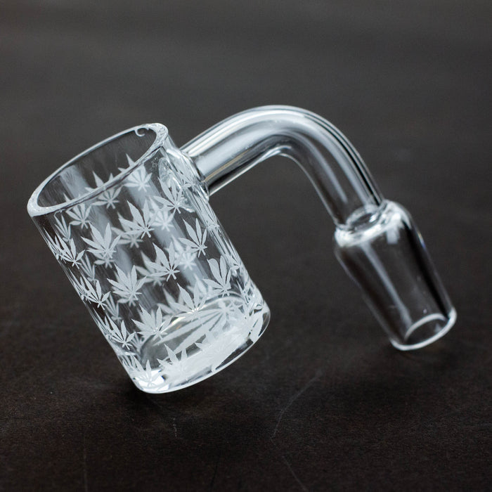 Flat top Original banger with sandblast graphic for 14 mm male joint | Jupiter Grass