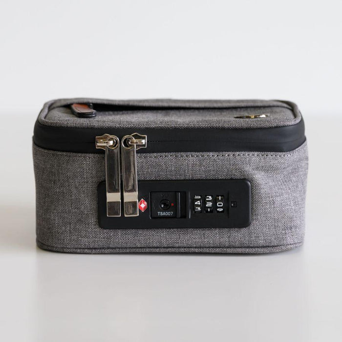 Herb & Mary | Smell Proof Accessories Storage Stash Case w/Integrated Combo Lock (Small) | Jupiter Grass
