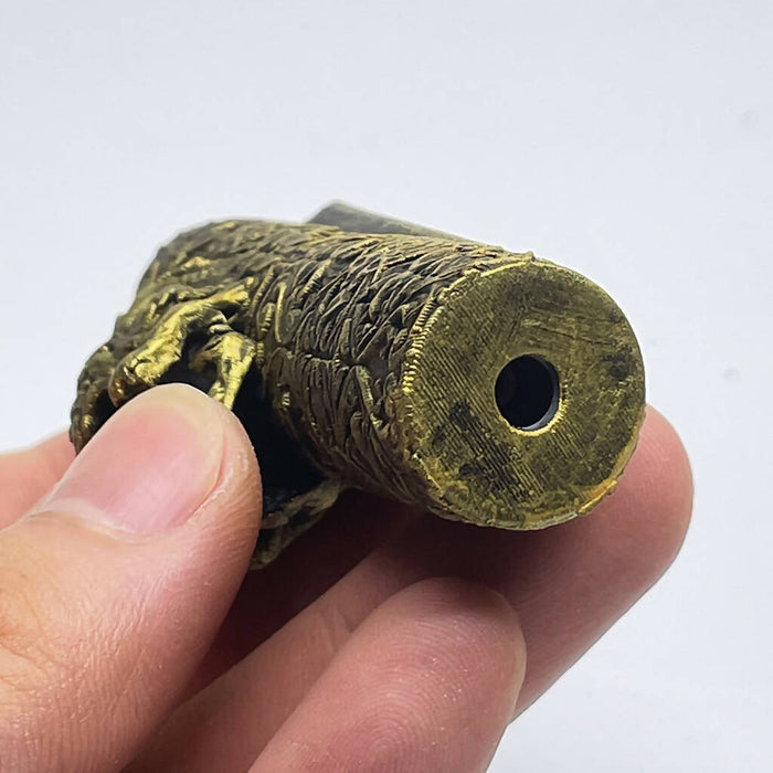 Unique Skull Case Cover for Mini Clipper Lighter | Jupiter Grass