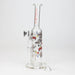 9.5" XTREME 2-in-1 glass Bong with honeycomb diffuser [XTR302] | Jupiter Grass