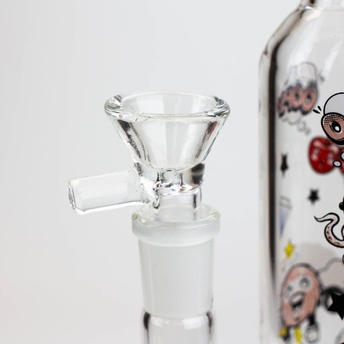 9.5" XTREME 2-in-1 glass Bong with honeycomb diffuser [XTR302] | Jupiter Grass