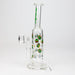 9.5" XTREME 2-in-1 glass Bong with honeycomb diffuser [XTR302] | Jupiter Grass