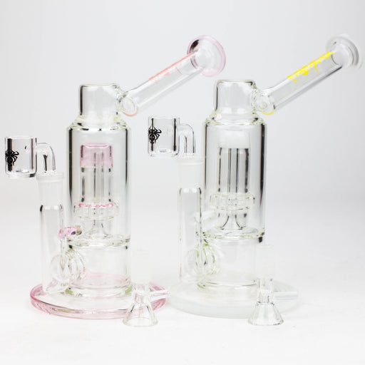 7" XTREME 2-in-1 Showerhead perc. glass Bong [XTR305] | Jupiter Grass