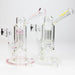 7" XTREME 2-in-1 Showerhead perc. glass Bong [XTR305] | Jupiter Grass