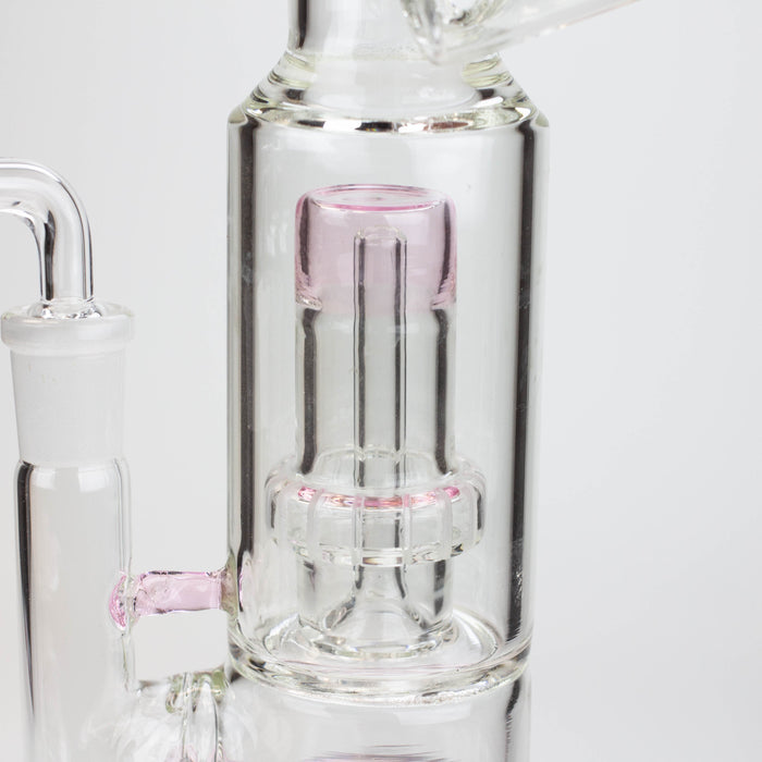7" XTREME 2-in-1 Showerhead perc. glass Bong [XTR305] | Jupiter Grass