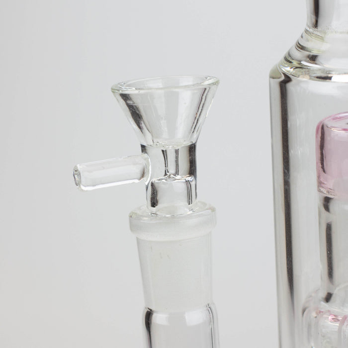 7" XTREME 2-in-1 Showerhead perc. glass Bong [XTR305] | Jupiter Grass