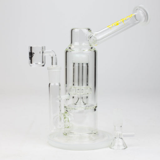 7" XTREME 2-in-1 Showerhead perc. glass Bong [XTR305] | Jupiter Grass