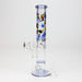 9.5" XTREME 2-1n-1 straight tube glass Bong with honeycomb diffuser [XTR300] | Jupiter Grass