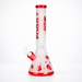 FOGGX | 14" Sandblasted Frosted Small Skull Beaker Glass Water Pipe – 7mm Thick [FT1649ATS] | Jupiter Grass