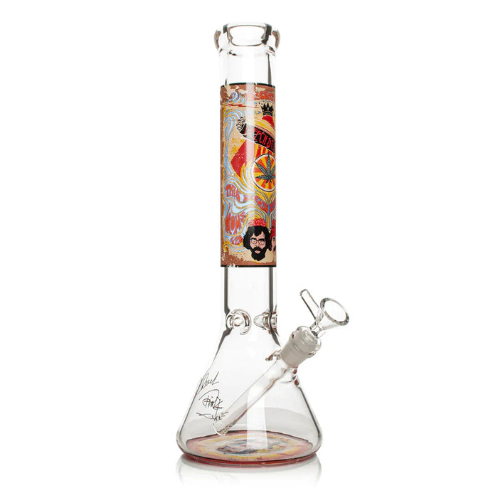 Cheech & Chong® Glass | 15" 7mm Thick 420 Mind Meld Water Pipe [CC167] | Jupiter Grass