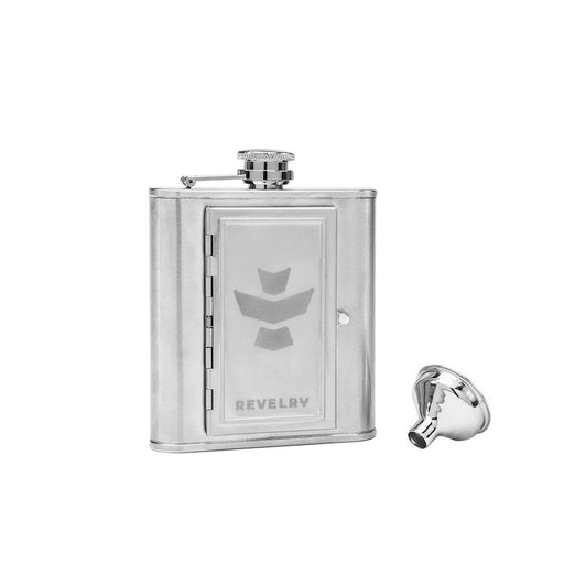 Revelry Supply - The Accomplice - Stainless Steel Flask W/Stash Compartment | Jupiter Grass