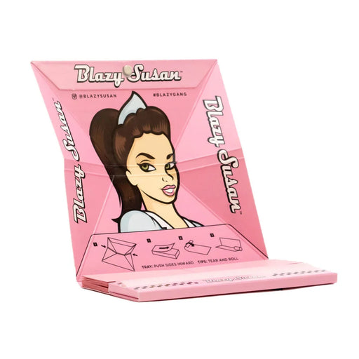 Blazy Susan | Pink Deluxe Rolling Kit King Size box of 20 | Jupiter Grass