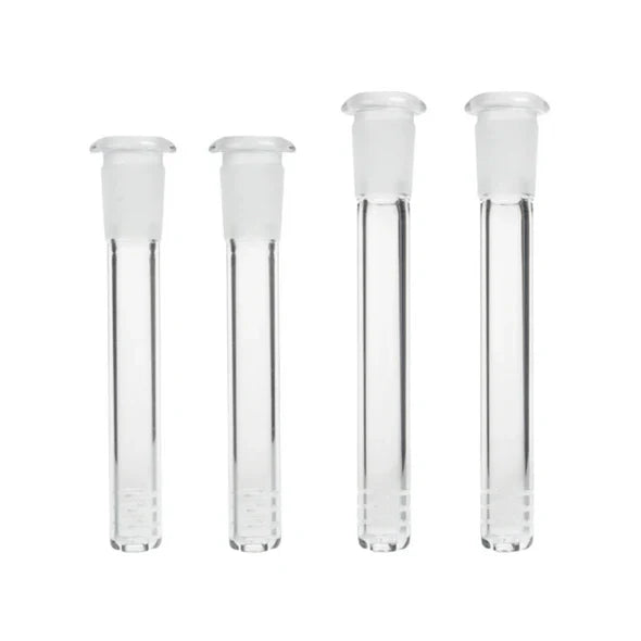Clear Glass Slitted Diffuser Downstem – Multiple Sizes Available (3"–4.5") | Jupiter Grass